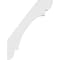 Ekena Millwork 3 1/2-in. W x 26-in. D x 34-in. H Olympic Architectural Grade PVC Knee Brace BRCP035X26X34OLY - alternate 3